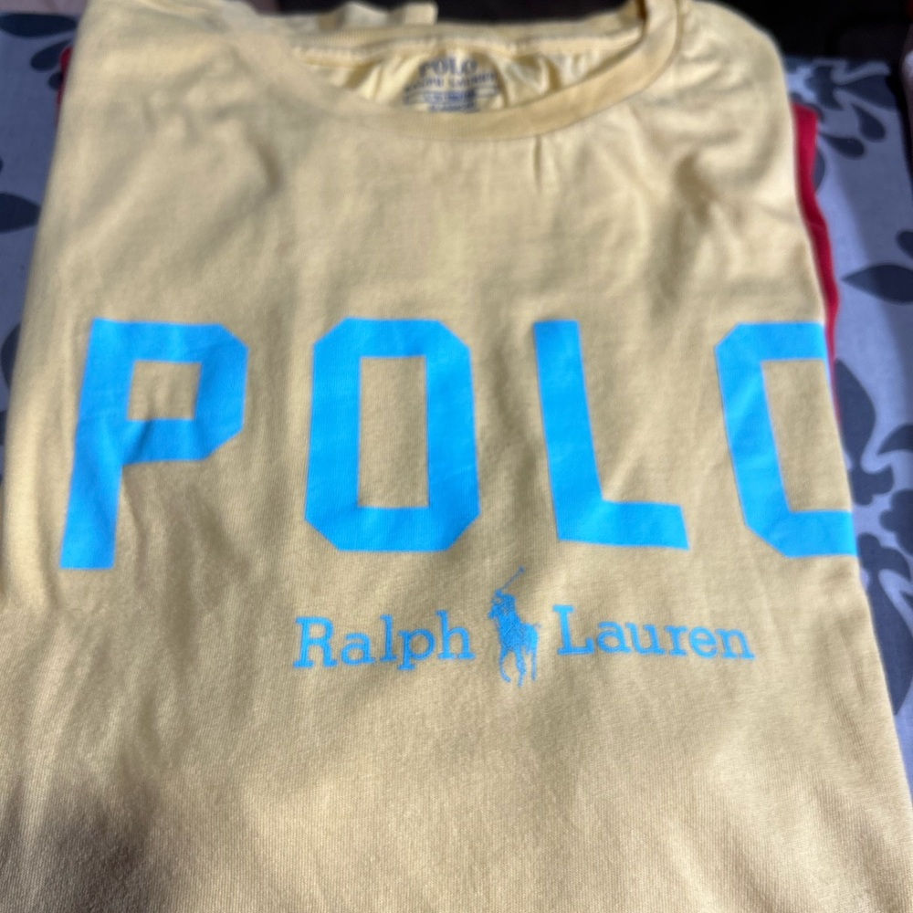 Ralph Lauren mens Yellow T-Shirt